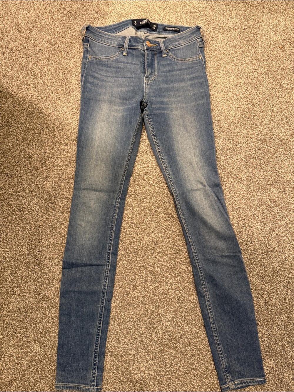 Hollister Medium Blue Women's Low Rise Jean Legging